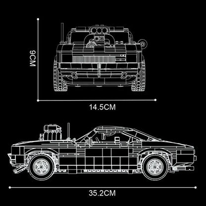 Mini Classic Muscle Coupe | 1439pcs