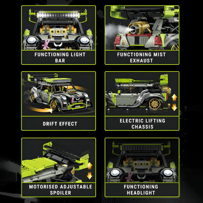 British Cooper Cyberpunk | 2549pcs