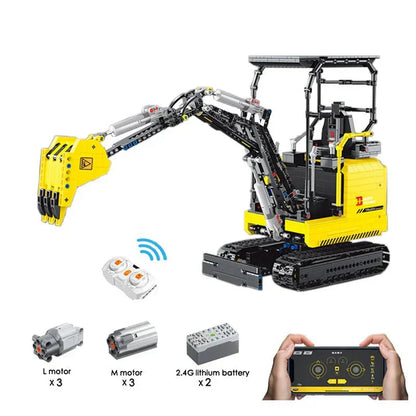 RC Mini Excavator | 1717pcs