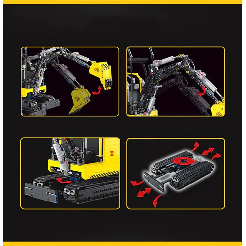 RC Mini Excavator | 1717pcs