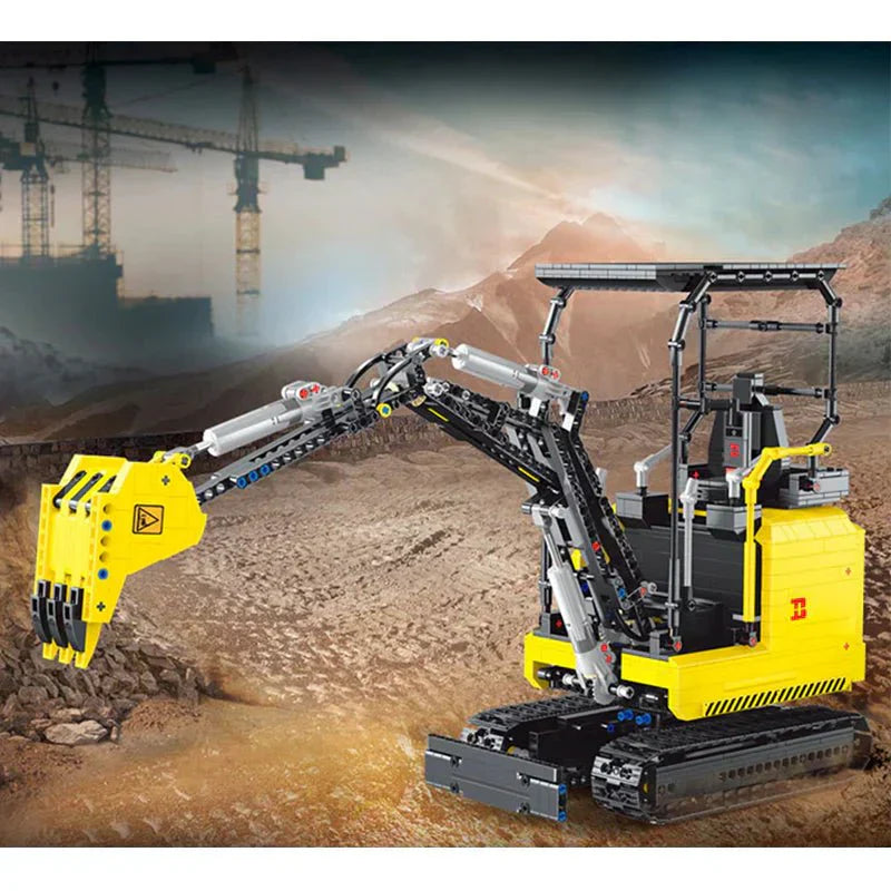 RC Mini Excavator | 1717pcs
