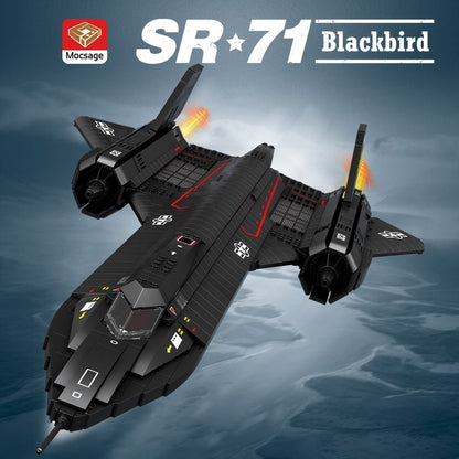 Sr71 Blackbird Tactical Aircraft | 1905pcs