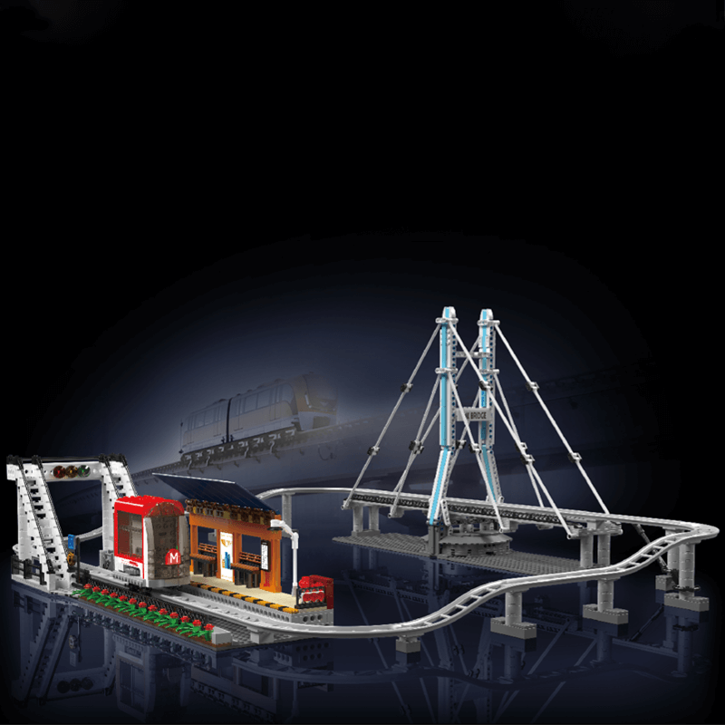 Motorised Monorail | 1487pcs