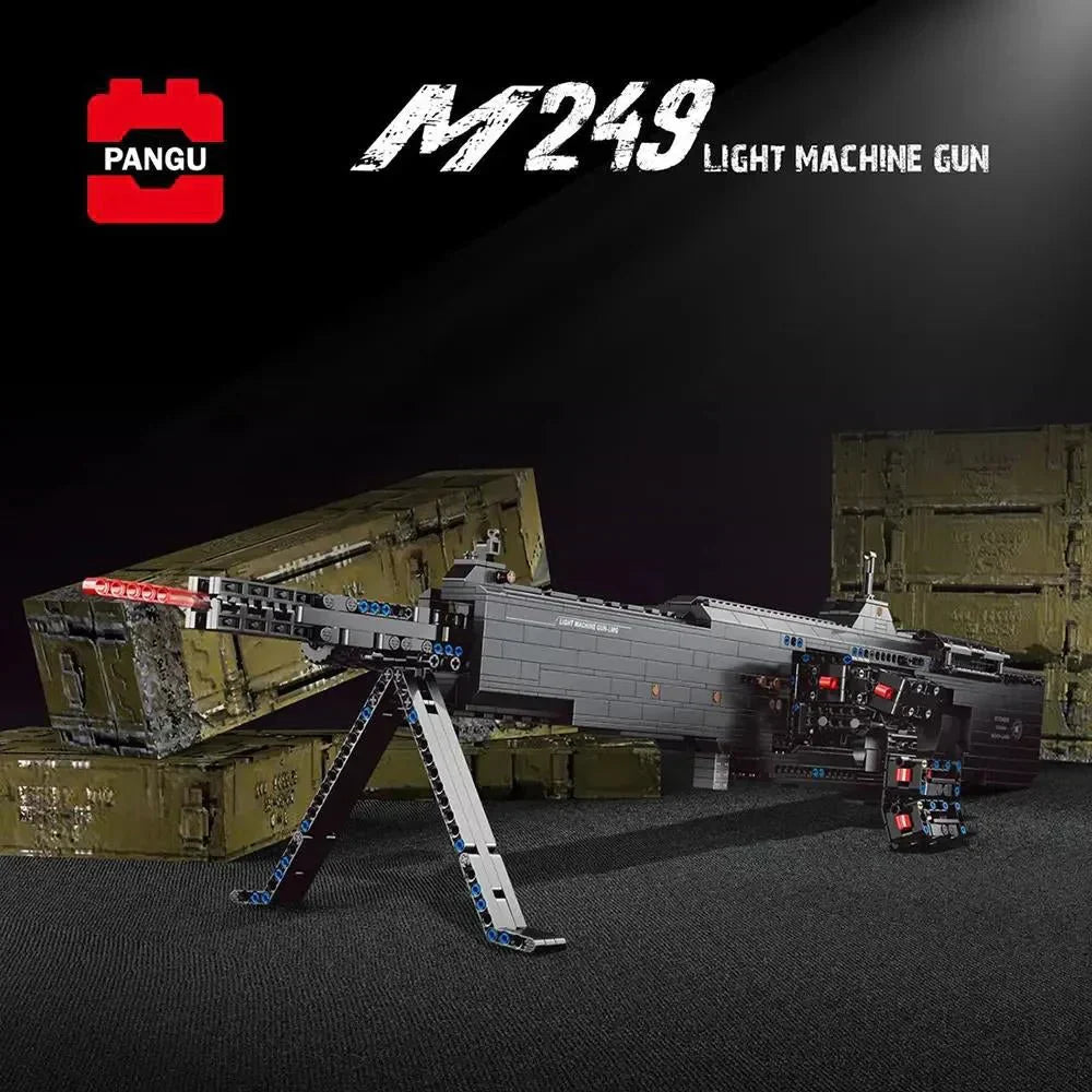 Motorized Burst Light Machine Gun | 1408pcs