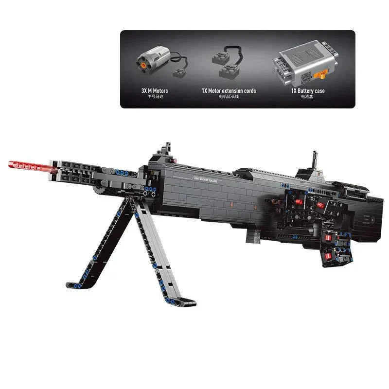 Motorized Burst Light Machine Gun | 1408pcs