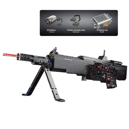 Motorized Burst Light Machine Gun | 1408pcs