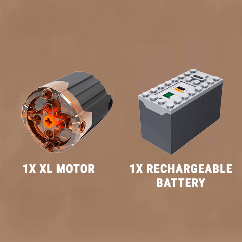 Motorized Flat-6 Boxer Engine | 608pcs