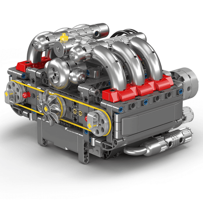Motorized Flat-6 Boxer Engine | 608pcs