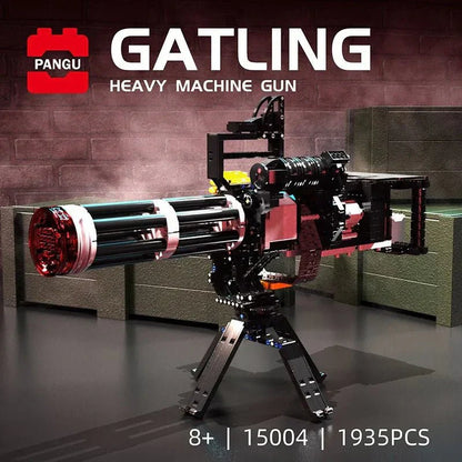Motorized Gatling Heavy Machine Gun | 1935pcs