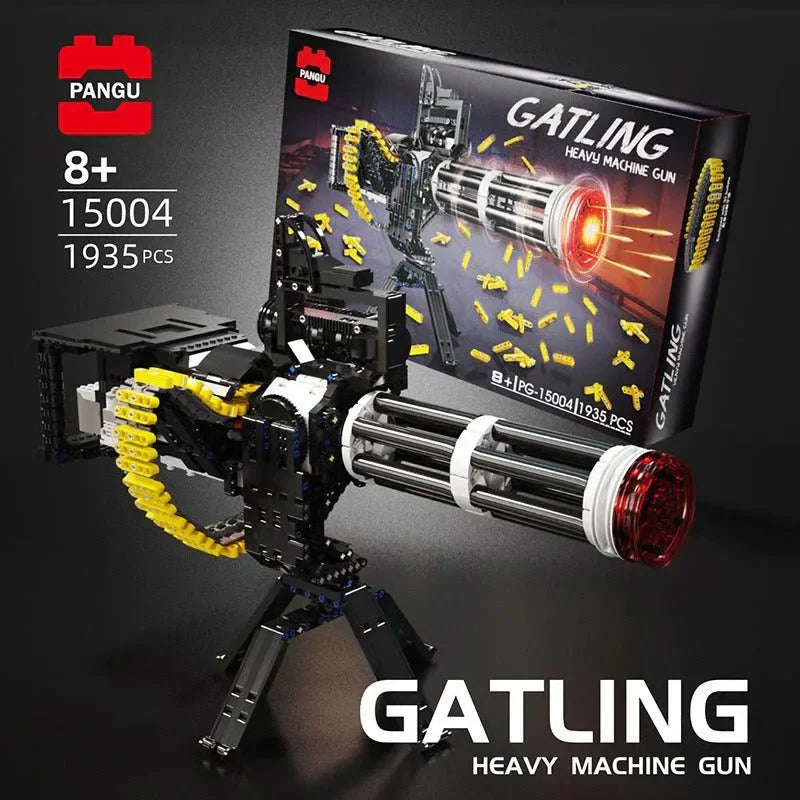 Motorized Gatling Heavy Machine Gun | 1935pcs