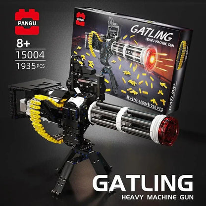 Motorized Gatling Heavy Machine Gun | 1935pcs
