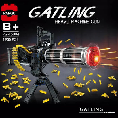 Motorized Gatling Heavy Machine Gun | 1935pcs