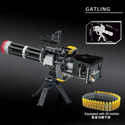 Motorized Gatling Heavy Machine Gun | 1935pcs
