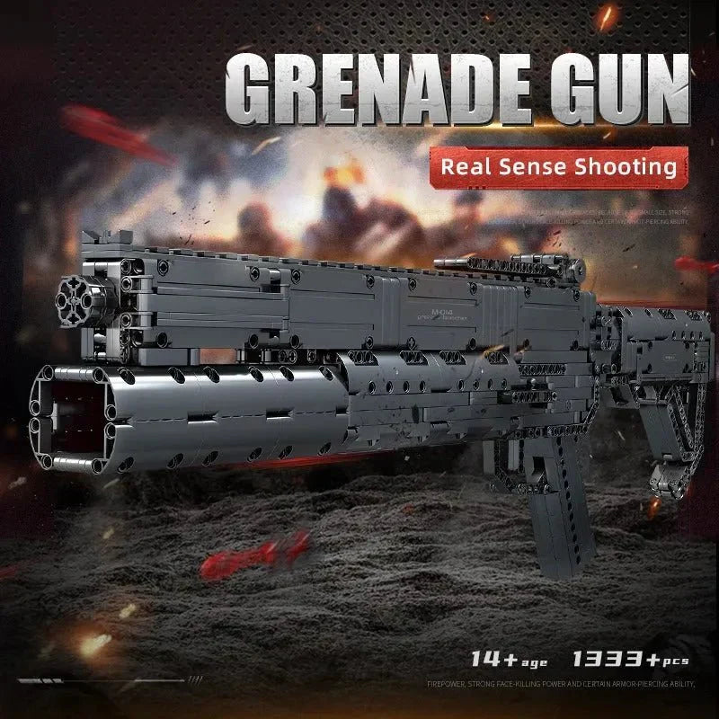 Motorized Grenade Launcher | 1333pcs – Motor Builds