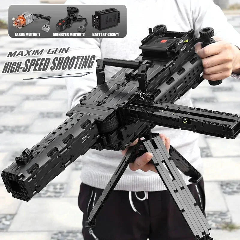 Motorized Maxim Burst Gun | 1399pcs