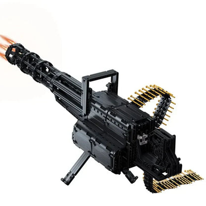 Motorized Military Gatling Gun Cannon | 1524pcs