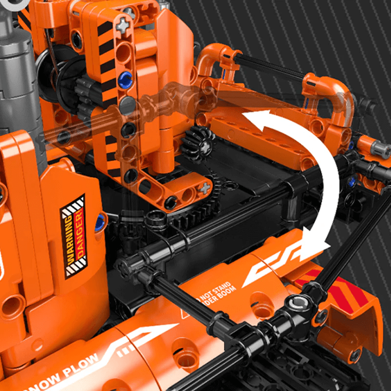 Motorized Snowplow Truck | 1240pcs