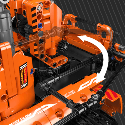 Motorized Snowplow Truck | 1240pcs
