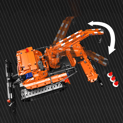 Motorized Snowplow Truck | 1240pcs