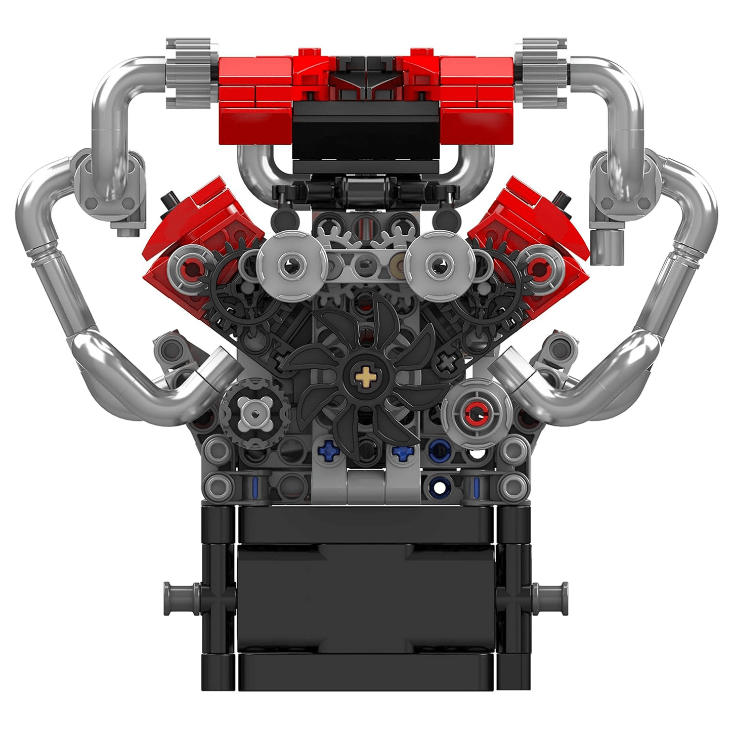 Motorized V8 Supercar Engine | 749pcs