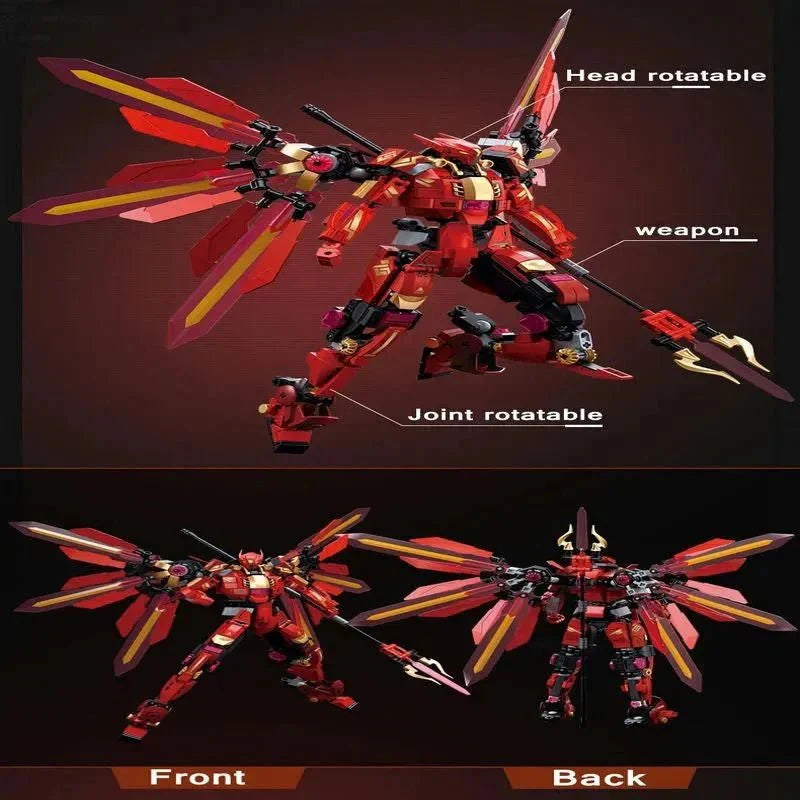 Movie Halberd Athena Transforming Mecha Robot Bricks Toy | 511pcs ...