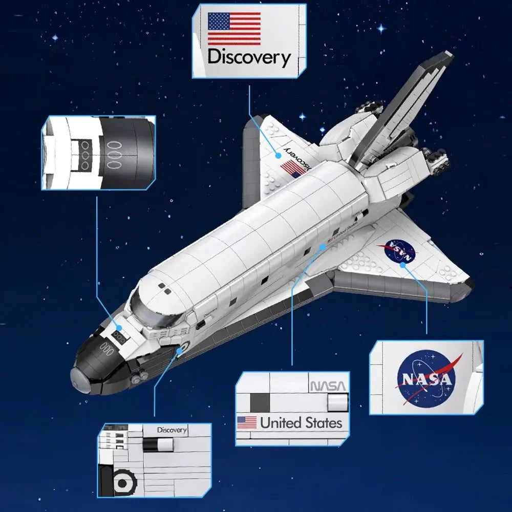 Orbiter Space Shuttle | 1827pcs