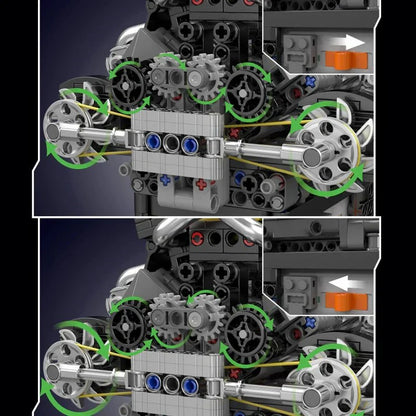 PAG Supercar V12 Engine Technic | 761pcs