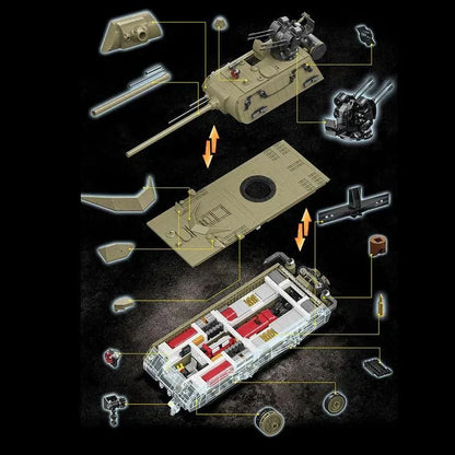 Panzer VIII Maus Tank Military | 3339pcs