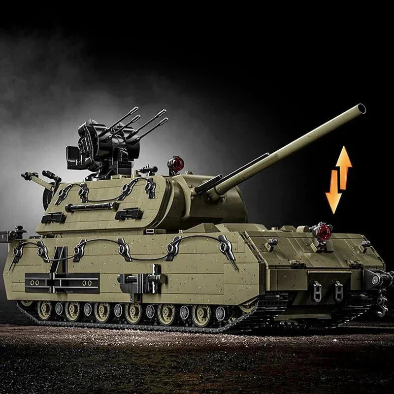 Panzer VIII Maus Tank Military | 3339pcs