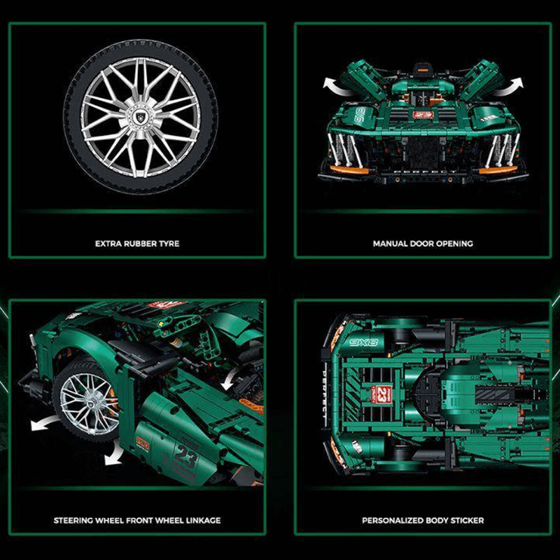 French Le Mans Hypercar 9x8 | 3745pcs