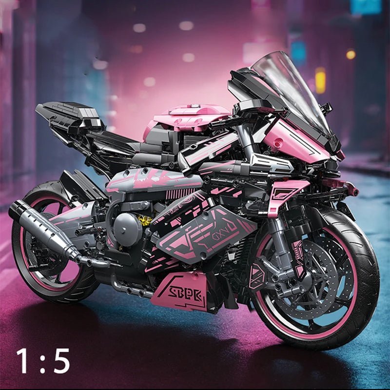 Pink Cyberpunk Superbike | 2000pcs