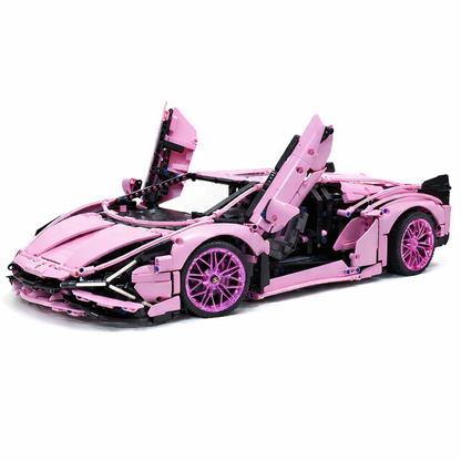 Pink Edition Italian Supercar | 3696pcs