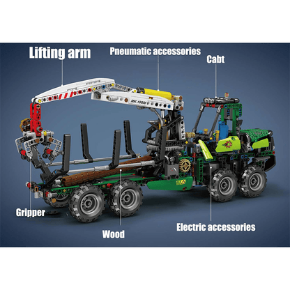 Pneumatic Forestry Harvester | 938pcs