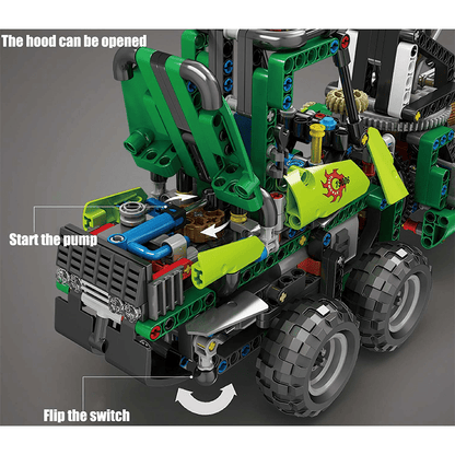Pneumatic Forestry Harvester | 938pcs