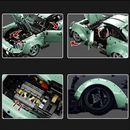 Widebody 911 Retro Rear-Engine Coupe | 2434pcs