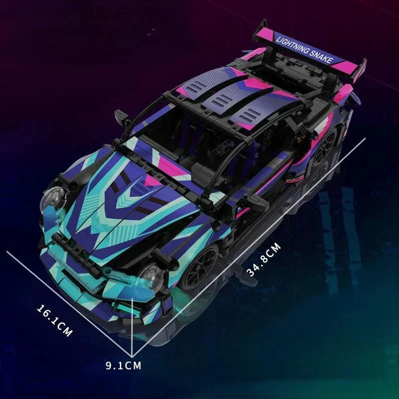 911 Cyberpunk Street Supercar | 1115pcs
