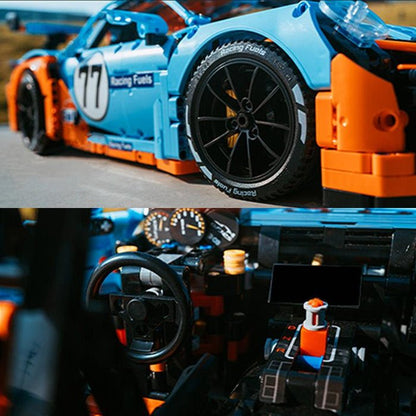 Gulf 911 GT3RS Track Racer | 2703pcs
