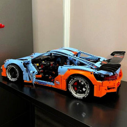 Gulf 911 GT3RS Track Racer | 2703pcs