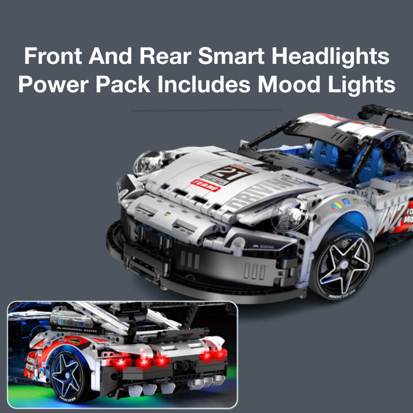 2-in-1 Transforming Sports Coupe | 1864pcs