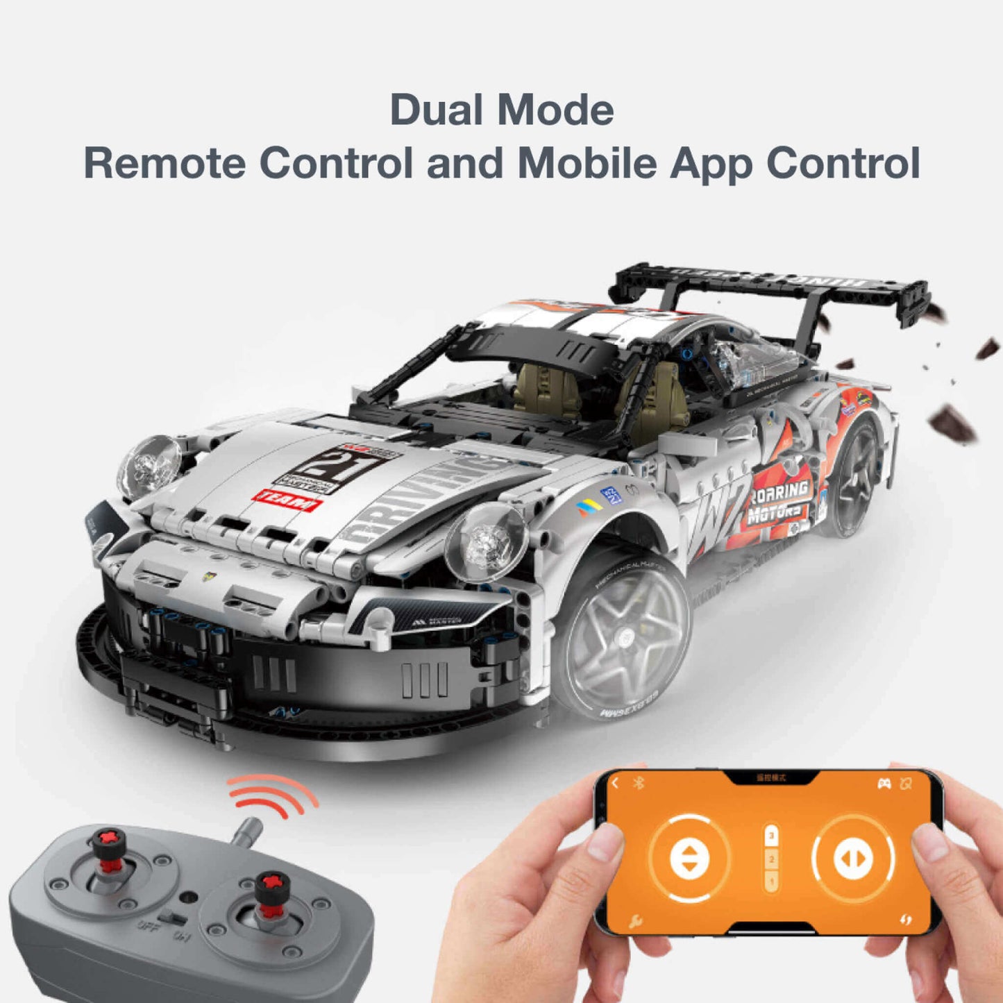 2-in-1 Transforming Sports Coupe | 1864pcs
