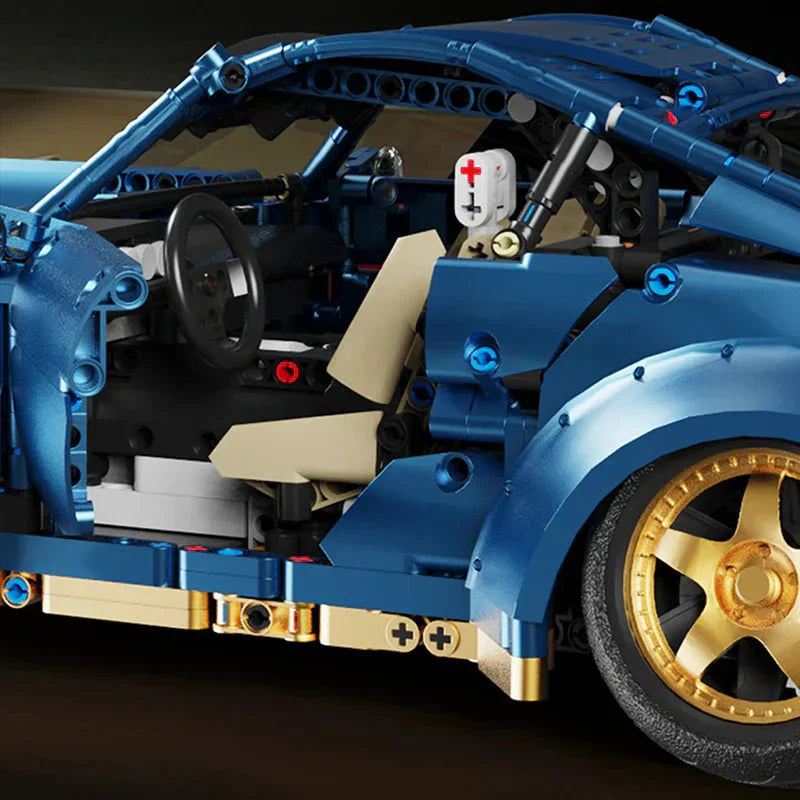 Widebody 911 RWB Blue | 2124pcs