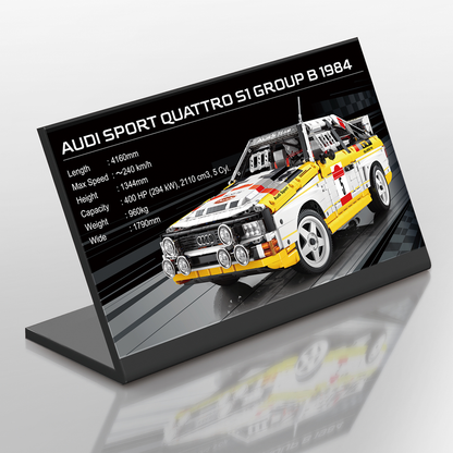 Audi Rally Quattro Group B 1984 3886pcs