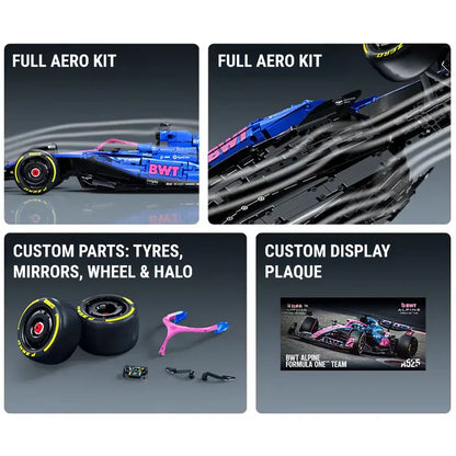 Official Licensed BWT Alpine Formula One Team Car  | 2172pcs