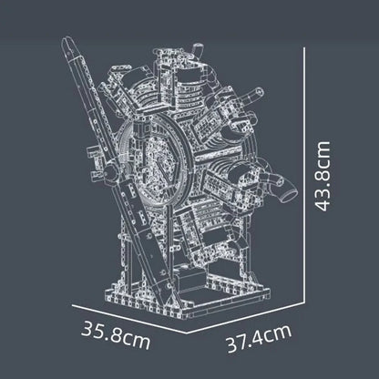 Radial Aircraft Engine | 3089pcs