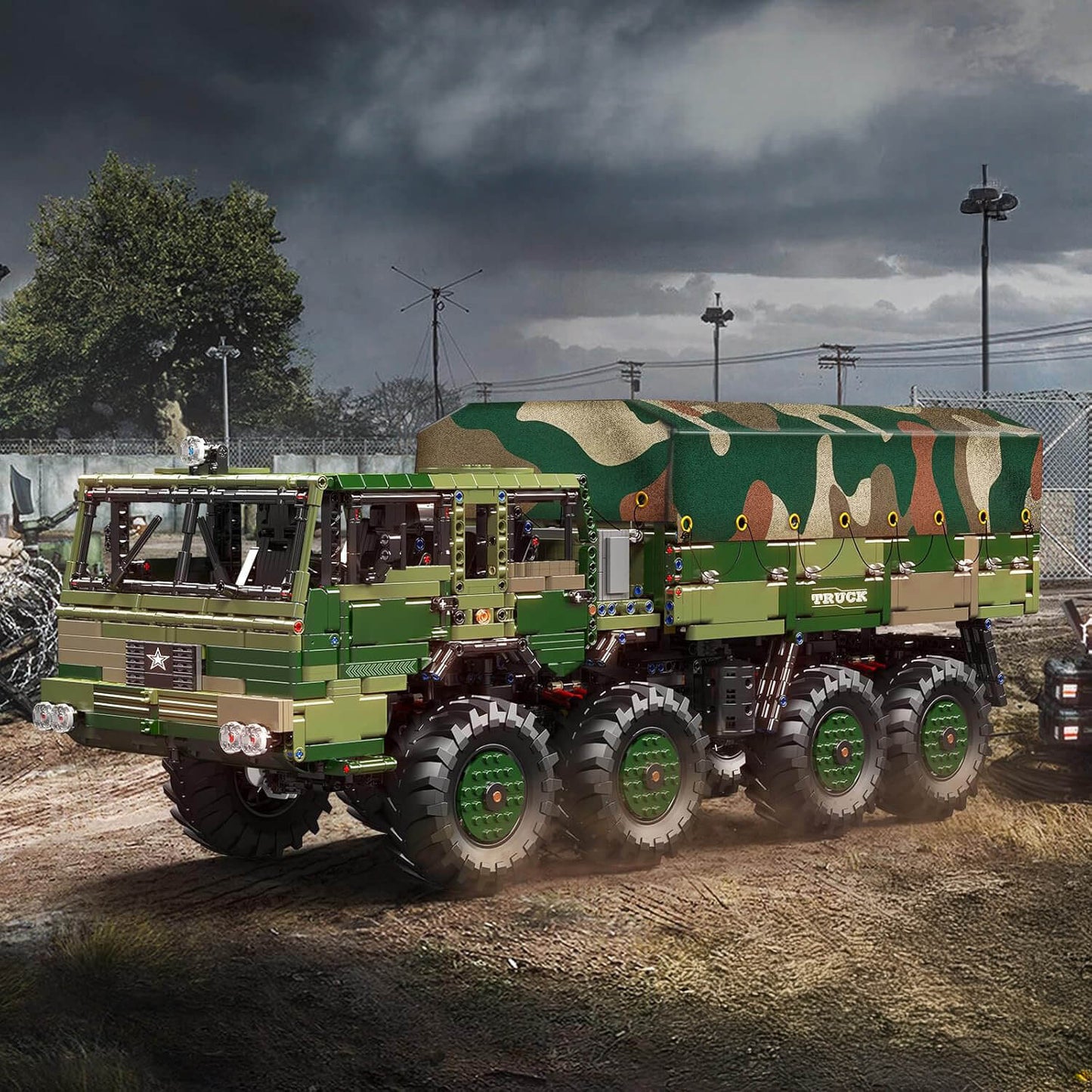 RC 4x4 Military Hauler | 4732pcs
