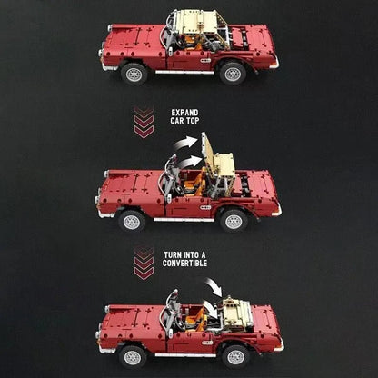 RC Motorized Vintage Roadster | 1578pcs