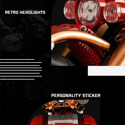 Red Custom Chopper | 2111pcs