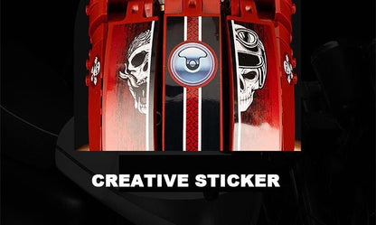 Red Custom Chopper | 2111pcs