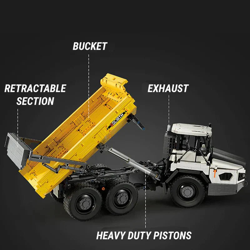 RC Articulated Dump Truck | 3067pcs
