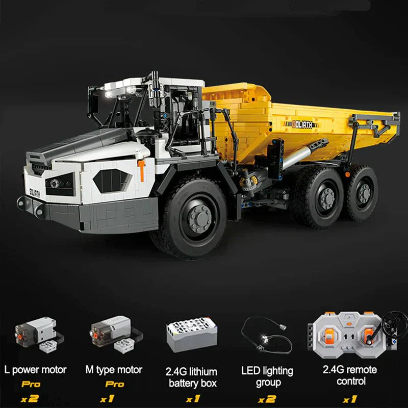 RC Articulated Dump Truck | 3067pcs
